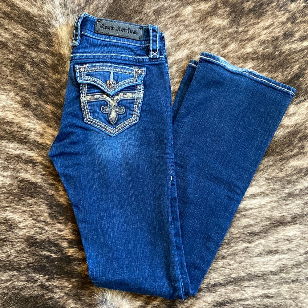 Womens Rock Revival Jeans